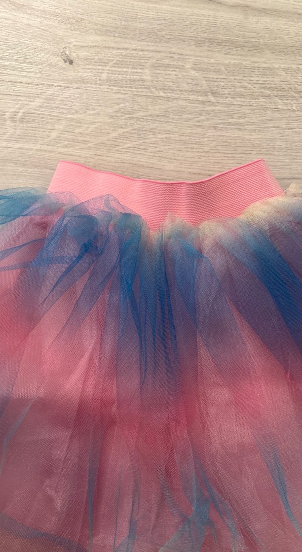 Kız Çocuk Renkli Fırfırlı Etek - Görsel 3