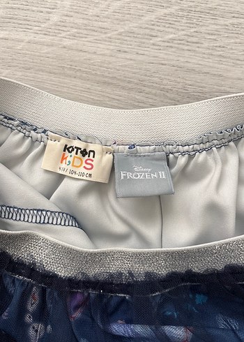 Kız Çocuk Mavi Tül Detaylı Etek - Görsel 5