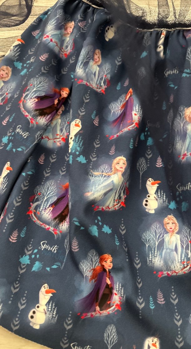 Kız Çocuk Mavi Tül Detaylı Etek - Görsel 2