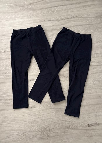 Çocuk lacivert ikili tayt - Görsel 2