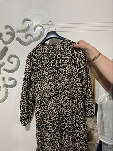 Diğer Xl beden leopar elbise