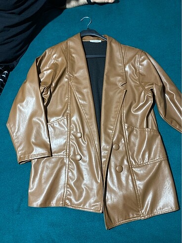 Deri blazer ceket