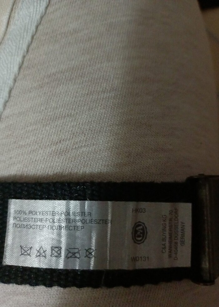 Çocuk bez ve deri kemer - Görsel 4