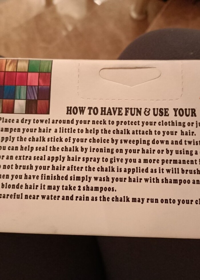 Saç boyama kalemleri, hair chalk - Görsel 2