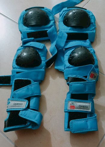 Mavi Biker Motor Kaskı Velcro Bantlı, oxelo marka hepsi - Görsel 5