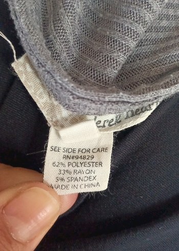 Gri Midi Hamile Günlük Elbise - Görsel 3