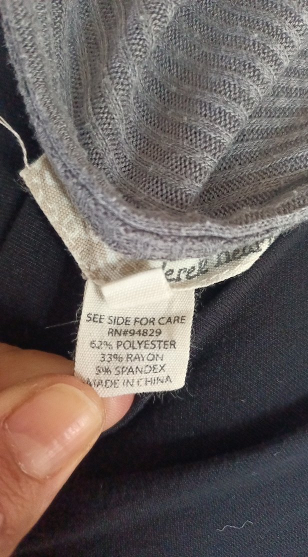 Gri Midi Hamile Günlük Elbise - Görsel 3