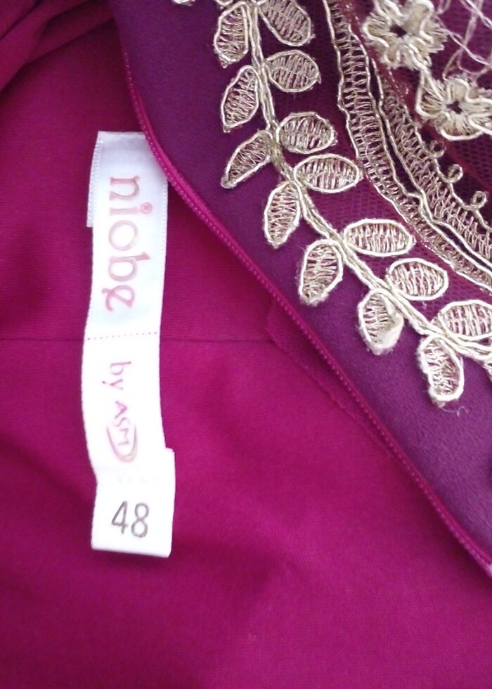 Abiye bordo - Görsel 3