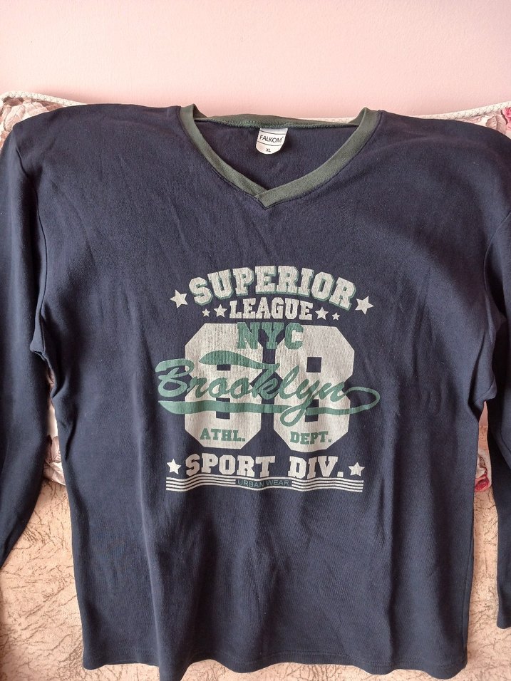 Erkek Lacivert Baskılı Uzun Kollu Pijama Takımı - Görsel 4