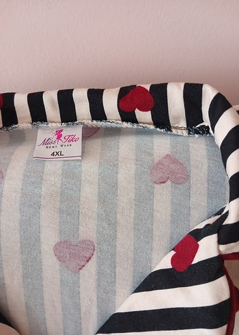 4xl Kadın Uzun Kollu Pijama Takımı yeni - Görsel 8