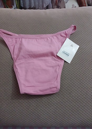 Pembe Dantel Detaylı Kadın Külot S L beden uyumlu - Görsel 3