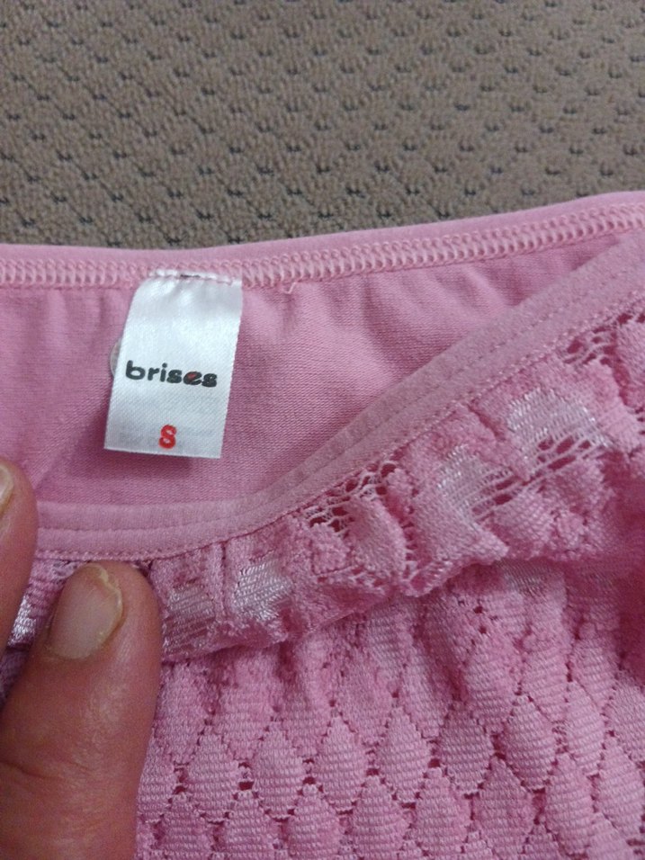 Pembe Dantel Detaylı Kadın Külot S L beden uyumlu - Görsel 2