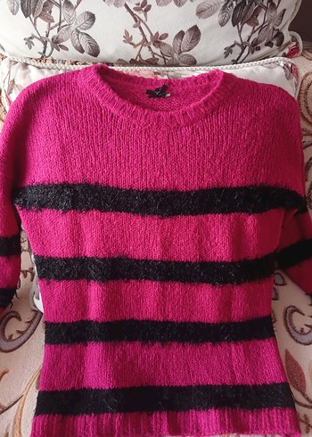 lcwaikiki 42 44  bedene uyumlu  Çizgili  Kadın Kazak yeni - Görsel 3