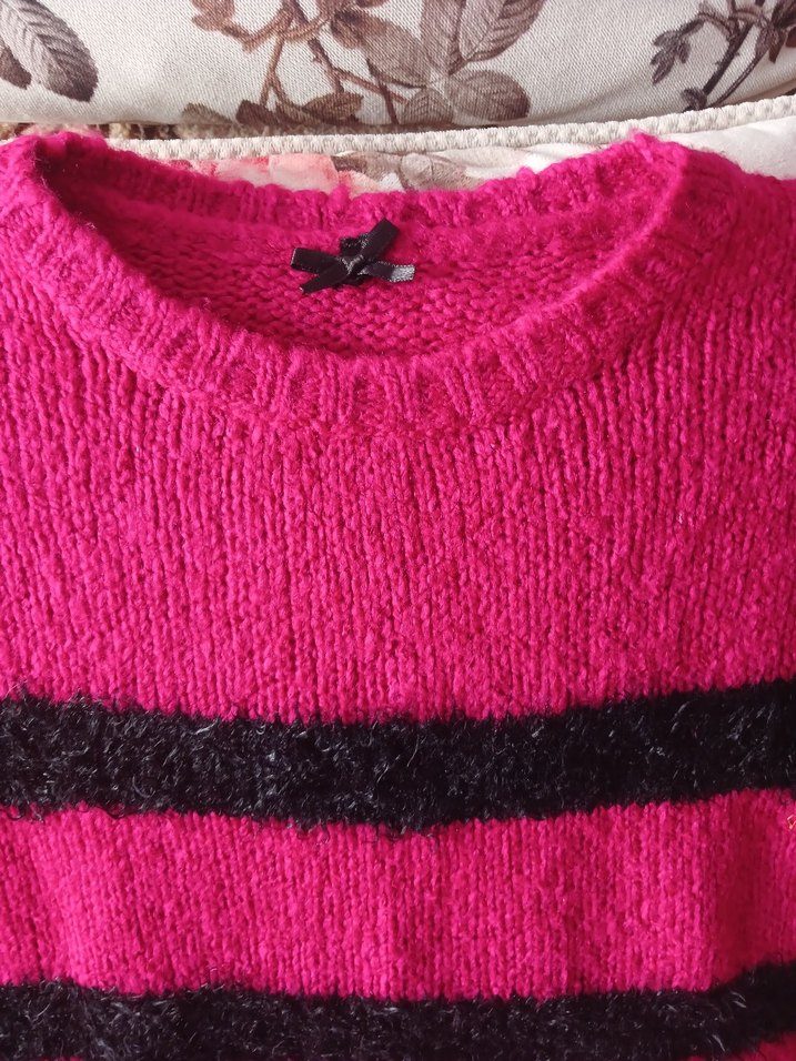 lcwaikiki 42 44  bedene uyumlu  Çizgili  Kadın Kazak yeni - Görsel 4