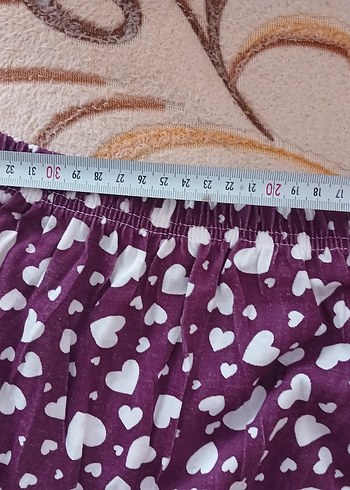 Bordo Desenli Kadın Pijama Takımı, Uzun Kollu - Görsel 5