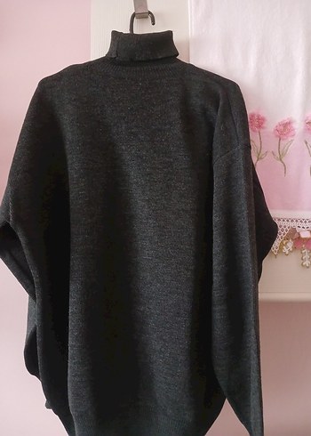 Gri jovi marka erkek Triko Uzun Kollu Kazak - Görsel 4