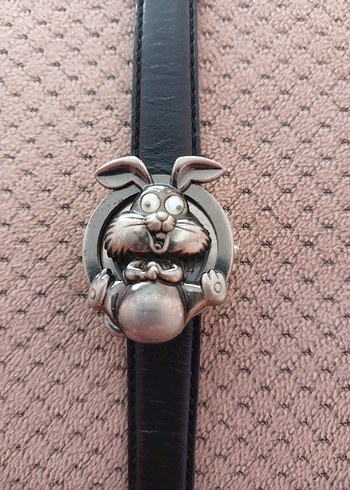 Çocuk Saati Siyah Kayışlı yeni - Görsel 2