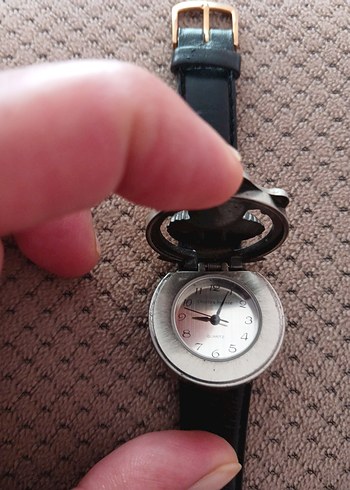 Çocuk Saati Siyah Kayışlı yeni - Görsel 6