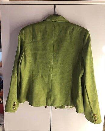 xxl Beden yeşil Renk 4xl Kumlu keten yeşil renk ceket