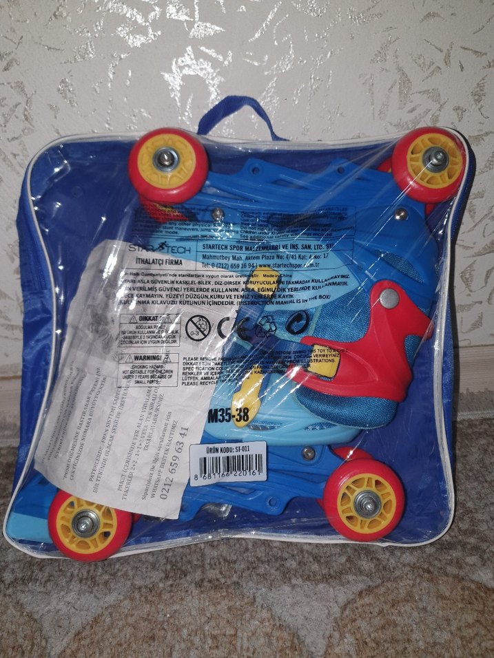 sıfır ayarında çocuk paten 35-38 numara - Görsel 5