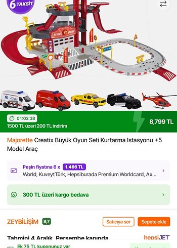 Majorette Kurtarma İstasyonu Oyun Seti - Görsel 6