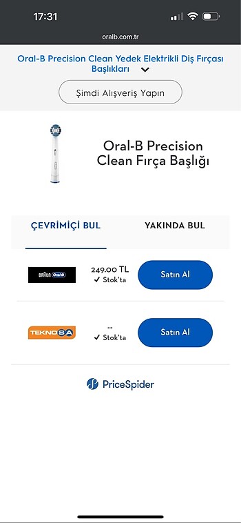Oral-B Oral b diş başlığı