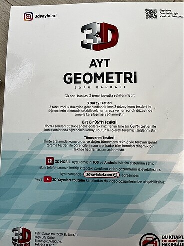  3D AYT GEOMETRİ