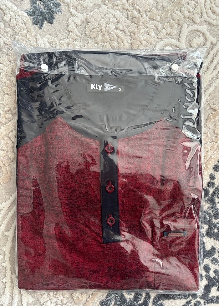 Kly çeyizlik erkek damatlık seti 5 li penye pijama takımı - Görsel 2