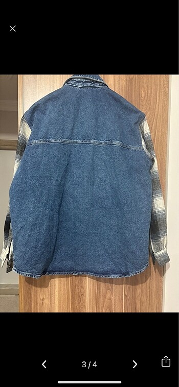 Mavi ross gömlek - Görsel 3