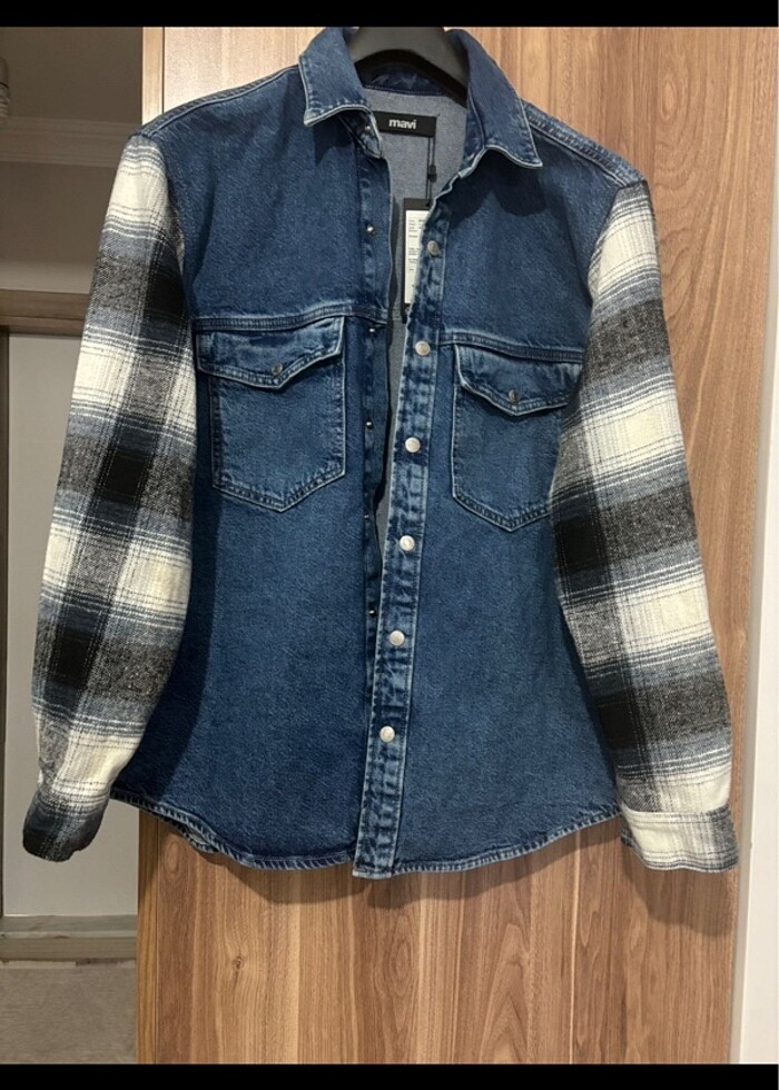 Mavi ross gömlek - Görsel 2