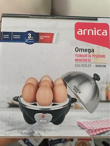 Arnica omega yumurta pişirme makinası