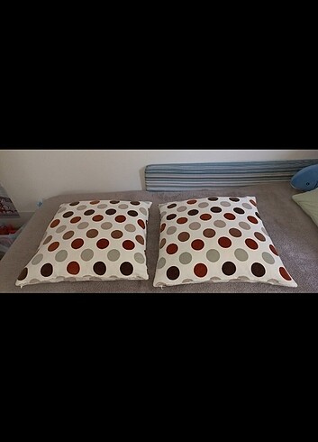 Beden çeşitli Renk Ikea kırlent 50×50 kaz tüyü yeni 2 adet