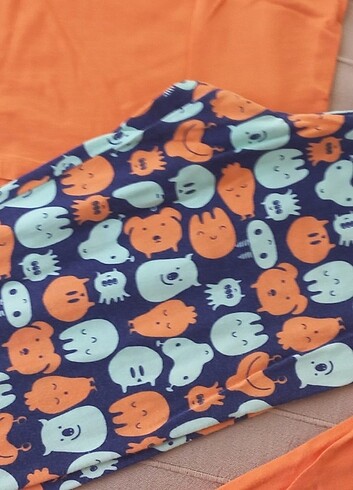 Pijama takımı penti.sayılı kullanıldı.100%pamuk.8-9 yaş
