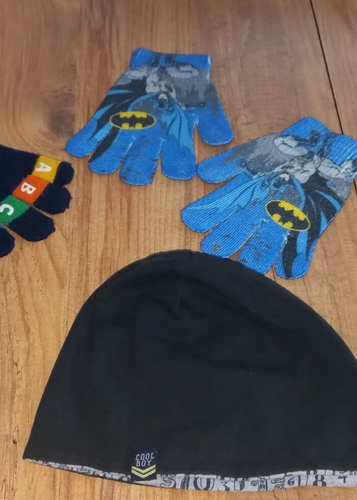 Şapka ve eldiven lcw 5 yaşa kadar - Görsel 3