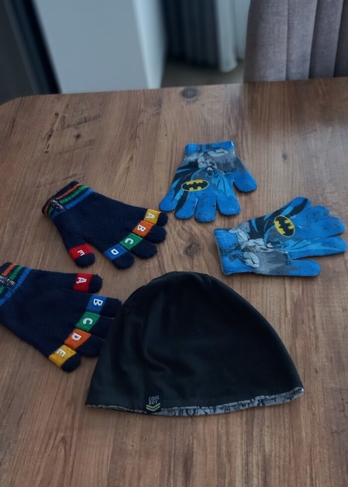 Şapka ve eldiven lcw 5 yaşa kadar - Görsel 4