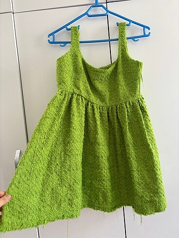 Zara Yeşil zara elbise