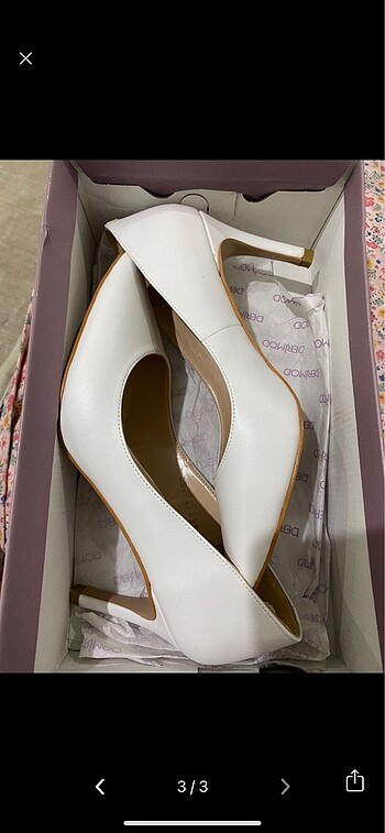 Derimod Derimod beyaz stiletto