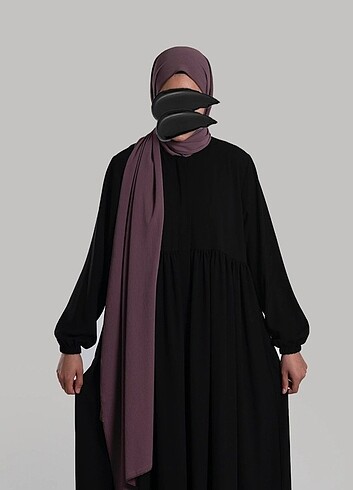 Ahsen fermuarlı robalı ferace elbise