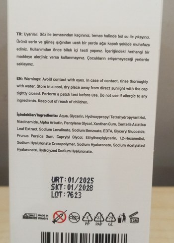 Beden Renk Glowia Kadınlar ve Erkekler İçin Anti-Aging Serum