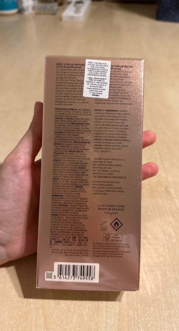 Orijinal Lancôme Idôle Nectar Parfüm 100 ml - Görsel 2