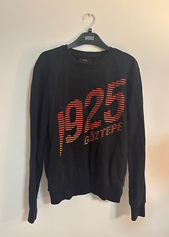 Siyah Göztepe Baskılı Sweatshirt
