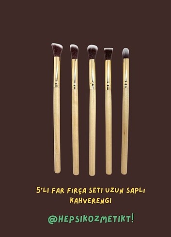 5'li far fırça seti 