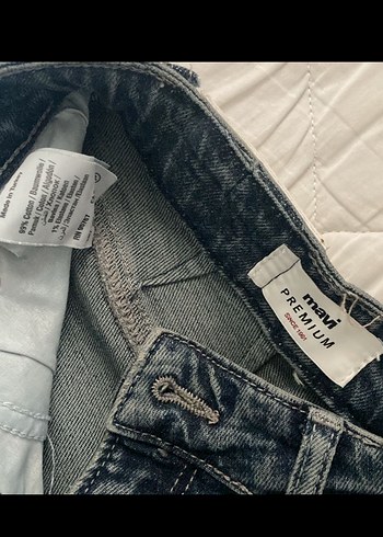 mavi bol kesim koyu lacivert pantolon - Görsel 4