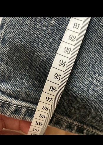 mavi bol kesim koyu lacivert pantolon - Görsel 2