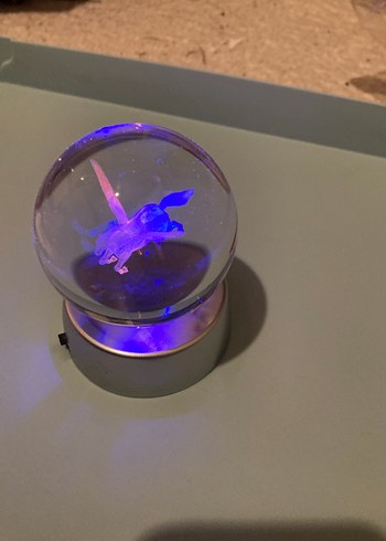 ışıklı cam top süs - Görsel 7