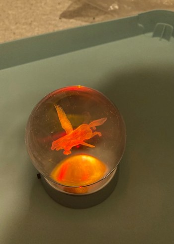 ışıklı cam top süs - Görsel 4