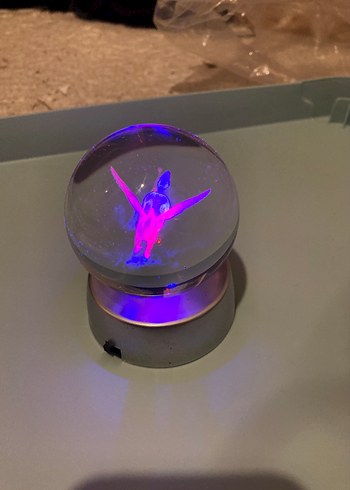 ışıklı cam top süs - Görsel 6