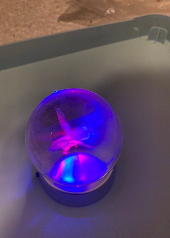 ışıklı cam top süs - Görsel 3