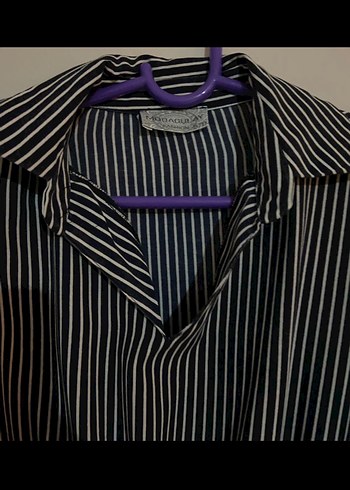 Piliseli, Yüksek Yakalı Koyu Mavi Denim Mini Tunik - Görsel 3