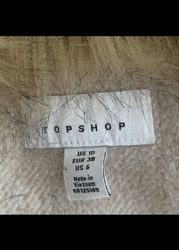 Kürk Detaylı Bej Kadın Uzun Kaban - Görsel 2